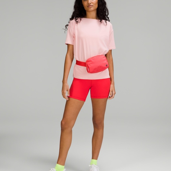 Last One! Pale Raspberry Hot Pink Lululemon Everywhere Belt Bag Extended Strap - Picture 6 of 16
